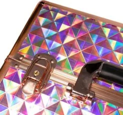 Koffer Groot Holo/Golden Rose XXL Met Opbergvakken -GlowBelle Verkoopwinkel 1200x1128 8