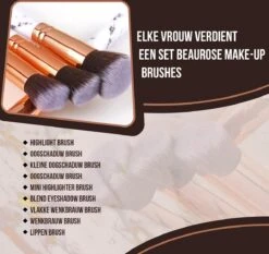 Luxe Make Up Kwasten Set - Make Up Brush - Oogschaduw – Beauty - Foundation Kwast - Poederkwast - Brush - Make Up - Cosmetica - Kwasten Set – Make Up Etui - Make Up Penselen Set – Make Up Set -GlowBelle Verkoopwinkel 1200x1132 7