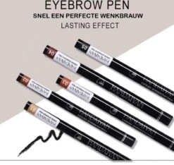 Wenkbrauw Microblade Pen - Tattoo - BRUIN 03 - Watervaste Microblading Wenkbrauwpen - Eyebrow Tattoo Pen - Make Up - 4 Punts Pen -GlowBelle Verkoopwinkel 1200x1136 2
