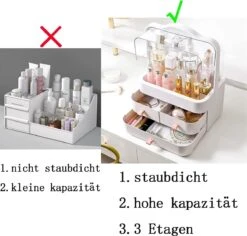 Cosmetics Organizer For Storage / Makeup Organizer - Cosmetic Organizer - Lipstick Holder Organizer -GlowBelle Verkoopwinkel 1200x1146 2