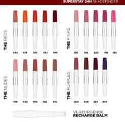 Maybelline SuperStay 24H - 130 Pinking Of You - Roze - Lippenstift -GlowBelle Verkoopwinkel 1200x1164 20