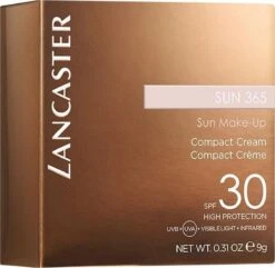 Lancaster Sun 365 Compact Bronzing Creme SPF 30 - 03 Golden Glow - 10 G -GlowBelle Verkoopwinkel 1200x1170