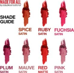 Maybelline Color Sensational Made For All Lippenstift - 376 Pink For Me - Roze - Glanzend 19 Maybelline Color Sensational Made For All Lippenstift - 376 Pink For Me - Roze - Glanzend -GlowBelle Verkoopwinkel 1200x1174 4