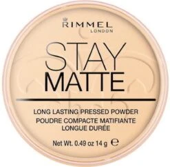 Rimmel London Stay Matte Pressed Powder - 001 Transparent - Powder -GlowBelle Verkoopwinkel 1200x1176 1