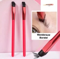 Kopari Wenkbrauwborstel - Wenkbrauw Borstel - Make-up - Vierkant - Borstel - TikTok - Wenkbrauw - Trend - Schuin -GlowBelle Verkoopwinkel 1200x1180 10