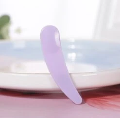 Merkloos 10 Stuks - Cosmetische Spatels - Crème - Make Up Stokjes - Make Up Gadgets - Smeerspatels Voor Make Up - Maskerkwast - Paars