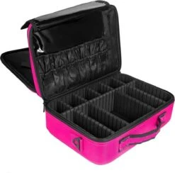 VDD Visagie Make Up Koffer - Make Up Cosmetica Tas - Beauty Case - Reiskoffer - Groot 41 X 31 X 14 Cm -GlowBelle Verkoopwinkel 1200x1185 16