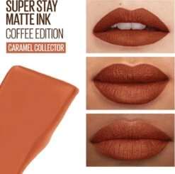 Maybelline SuperStay Matte Ink Lipstick Coffee Collection Limited Edition - 265 Caramel Collector - Nude Lippenstift - 5 Ml -GlowBelle Verkoopwinkel 1200x1192 5