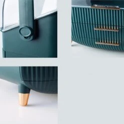 Be-Inspired® Beautycase – Make Up Organizer – Make-up Koffer – Cosmetica Tas – Met Lades – Opberger – Storage Box - Wit -GlowBelle Verkoopwinkel 1200x1194 31