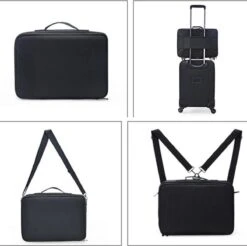 Visagie Kappers Koffer - Make Up Cosmetica Tas - Beauty Case - Groot 41 X 31 X 14 Cm -GlowBelle Verkoopwinkel 1200x1194 32