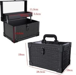 Make Up Koffer- Make Up Organizer- Beautycase -zwart -Make-upkoffer- Multifunctionele Koffer- Make-upkoffer- Sieradenkoffer- Kapperskoffer- Afneembare Schouderriem- Klassieke Zwarte Beautycase 15 Make Up Koffer- Make Up Organizer- Beautycase -zwart -Make-upkoffer- Multifunctionele Koffer- Make-upkoffer- Sieradenkoffer- Kapperskoffer- Afneembare Schouderriem- Klassieke Zwarte Beautycase -GlowBelle Verkoopwinkel 1200x1196 17