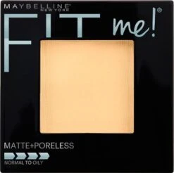 Maybelline Fit Me Matte & Poreless - 105 Natural - Gezichtspoeder -GlowBelle Verkoopwinkel 1200x1197 13