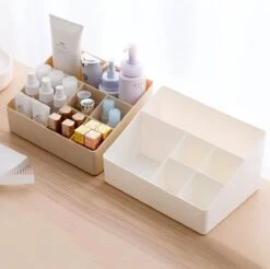 Merkloos Make-Up Organizers - Opbergdoos - Cosmetica - Beige - Sieraden - Nagelak - Make Up Organizer - Make Up Organizers -GlowBelle Verkoopwinkel 1200x1197 44