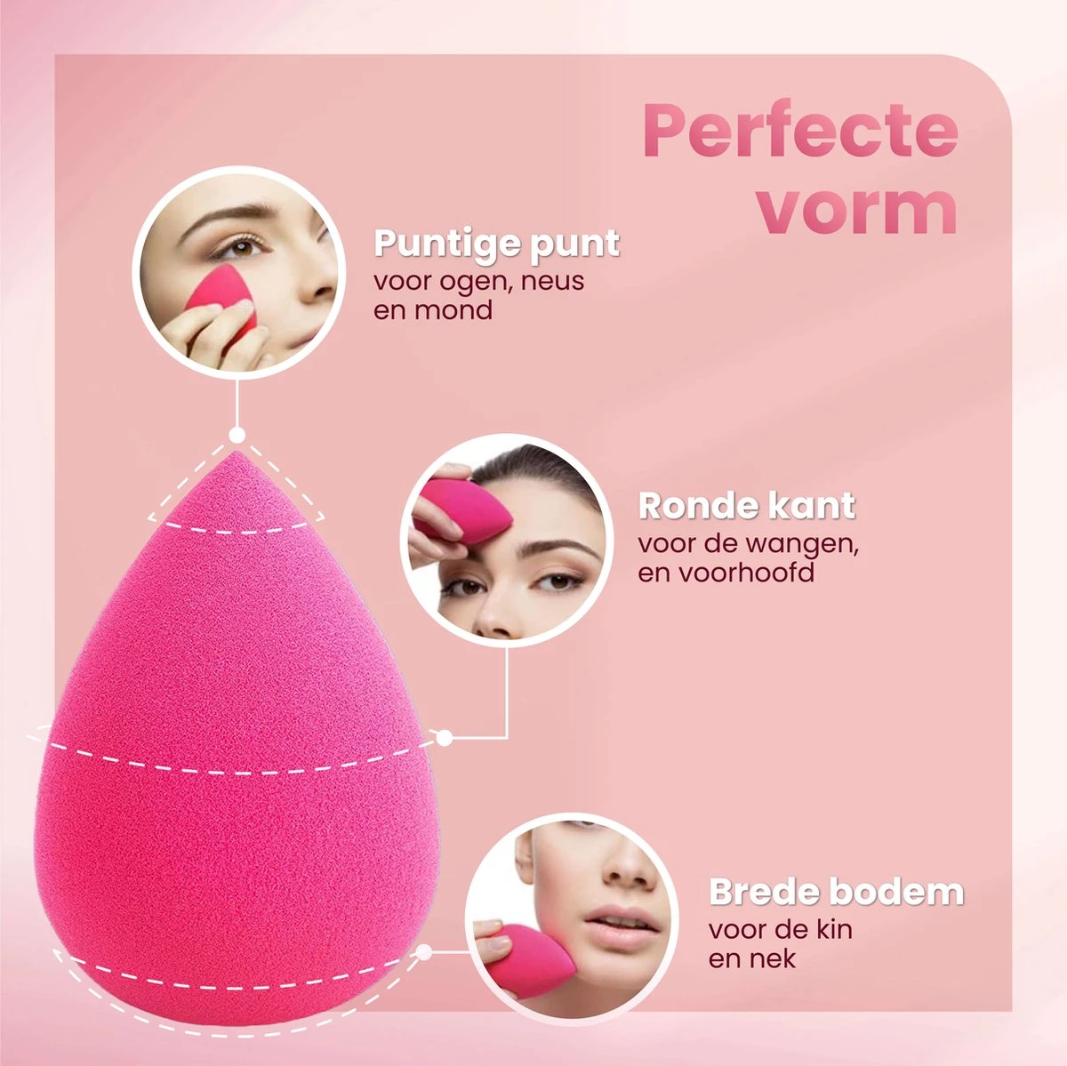 Beauty Blender - Make-up Sponsjes - Spons - 10 Stuks - Zacht & Perfecte Vorm! 3 Beauty Blender - Make-up Sponsjes - Spons - 10 Stuks - Zacht & Perfecte Vorm! - Afbeelding 3