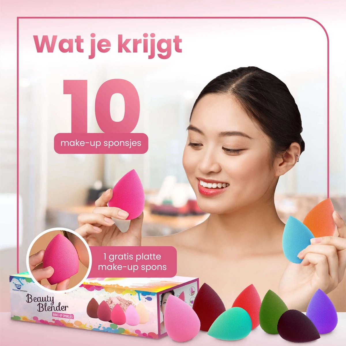 Beauty Blender - Make-up Sponsjes - Spons - 10 Stuks - Zacht & Perfecte Vorm! 6 Beauty Blender - Make-up Sponsjes - Spons - 10 Stuks - Zacht & Perfecte Vorm! - Afbeelding 6