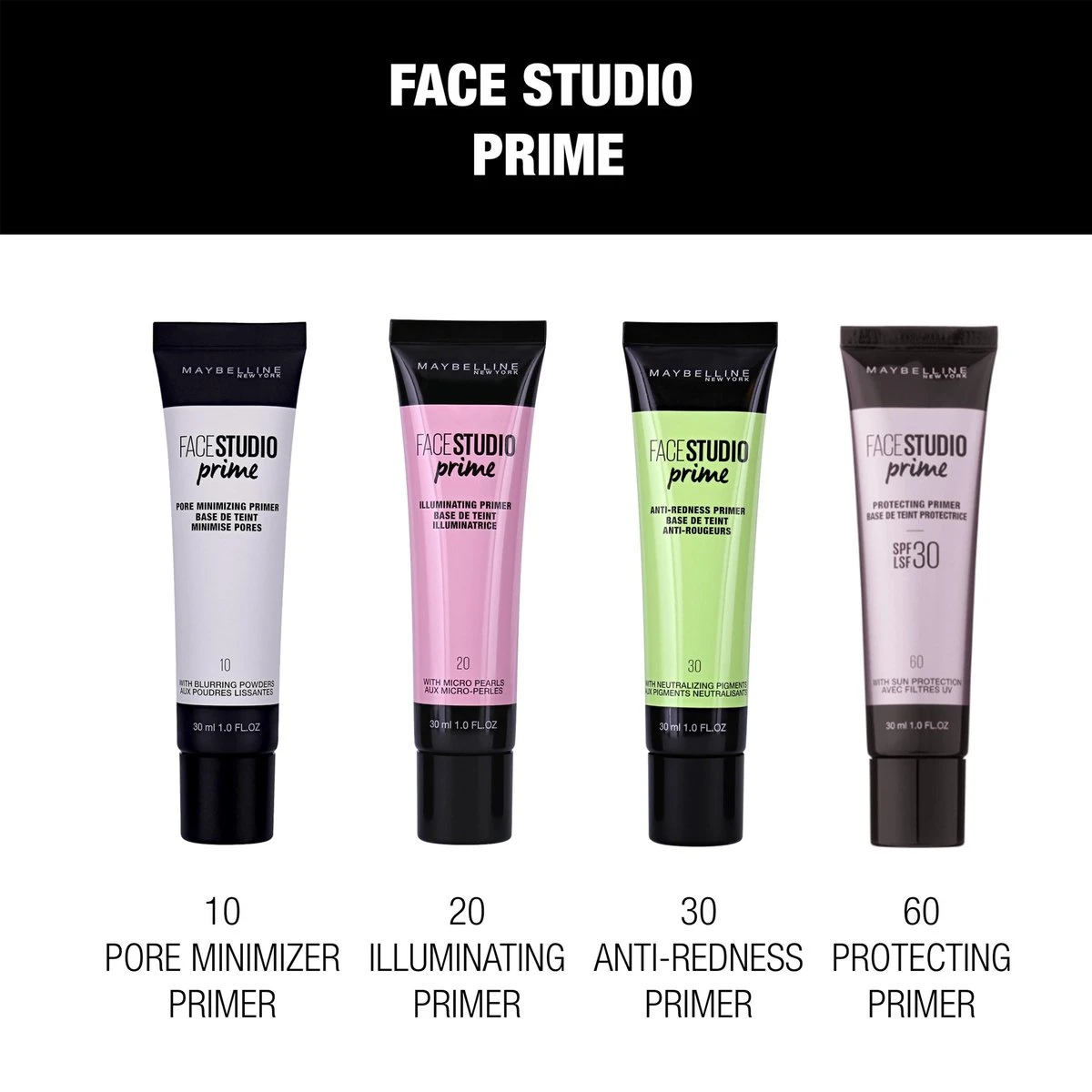 Maybelline Facestudio Primer - Protecting Primer SPF30 - 30ml 4 Maybelline Facestudio Primer - Protecting Primer SPF30 - 30ml - Afbeelding 4