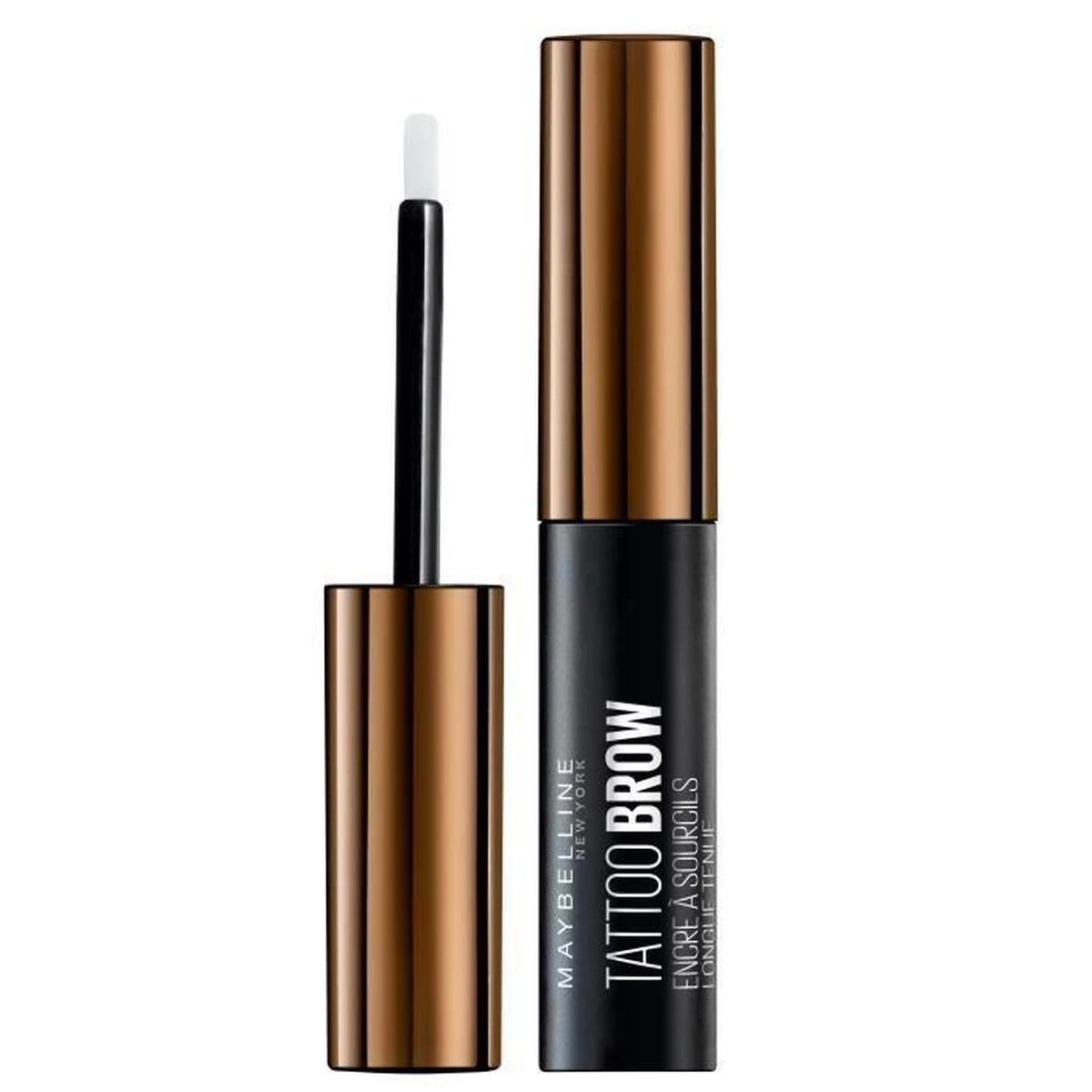 Maybelline New York Tattoo Brow Peel-Off Wenkbrauwgel - 2 Medium Brown - Bruin 18 Maybelline New York Tattoo Brow Peel-Off Wenkbrauwgel - 2 Medium Brown - Bruin - Afbeelding 18