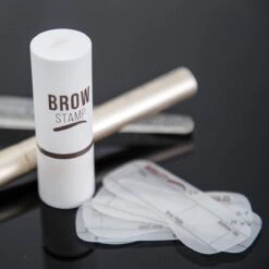 ProductPlanet Premium Wenkbrauw Stempel - Wenkbrauw Sjabloon - Wenkbrauwstempel - Brow Stamp - 10 Sjablonen - Borsteltje - Herbruikbaar - Waterdicht - Cadeau Voor Haar - Mediumbruin -GlowBelle Verkoopwinkel 1200x1200 1265