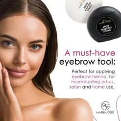 Marie-José & Co Brow Mapping String Set - Zwart & Witte Draad + 10 Vingerbeschermers - Perfect Wenkbrauwen Aftekenen Met Voorgekleurde Draad - Alternatief Voor Wenkbrauwsjablonen -GlowBelle Verkoopwinkel 1200x1200 1312