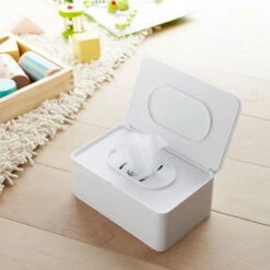 Yamazaki Bakje Voor Vochtige Doekjes - Wit - Met Deksel -GlowBelle Verkoopwinkel 1200x1200 1361