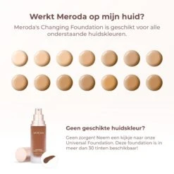 Meroda Changing Foundation - Kleurveranderende Foundation - 30ml -GlowBelle Verkoopwinkel 1200x1200 14