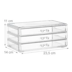 Relaxdays Make-up Organizer Klein - Stapelbaar - Sieradendoosje - Cosmetica - Opbergbox - Doorzichtig 29 Relaxdays Make-up Organizer Klein - Stapelbaar - Sieradendoosje - Cosmetica - Opbergbox - Doorzichtig -GlowBelle Verkoopwinkel 1200x1200 1456