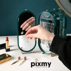 PIXMY® - Groen - Sieradenhouder - Oorbellenrekje - Sieradenrekje - Sieraden Organizer - Sieraden Doos - Sieraden Opbergen 15 PIXMY® - Groen - Sieradenhouder - Oorbellenrekje - Sieradenrekje - Sieraden Organizer - Sieraden Doos - Sieraden Opbergen -GlowBelle Verkoopwinkel 1200x1200 1464