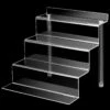 Janaden 4 Tier Acryl Display Stand Parfum Organizer Cupcake Dessert Display Stand Acryl Riser Trap Plank Voor Funko Pops Figuren, Cosmetische Opslag Organizer, Nagellakrek, Kruidenrek