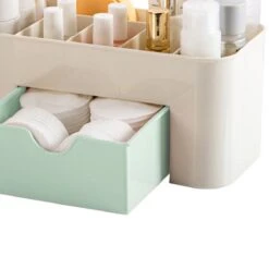IBright Make-Up Organizer Met Lade - Cosmetica Opbergdoos - Bureau Organizer - Groen -GlowBelle Verkoopwinkel 1200x1200 1500