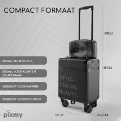 PIXMY® - MT130-S - Make Up Koffer - Cosmetica Koffer - DESIGN 16 PIXMY® - MT130-S - Make Up Koffer - Cosmetica Koffer - DESIGN -GlowBelle Verkoopwinkel 1200x1200 1576