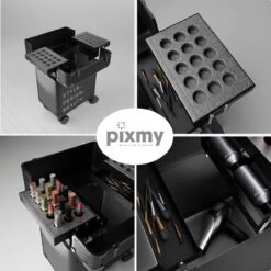 PIXMY® - MT130-S - Make Up Koffer - Cosmetica Koffer - DESIGN 18 PIXMY® - MT130-S - Make Up Koffer - Cosmetica Koffer - DESIGN -GlowBelle Verkoopwinkel 1200x1200 1578