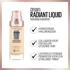 Maybelline Dream Radiant Liquid - 054 Toffee - Foundation Geschikt Voor De Droge Huid Met Hyaluronzuur - 30 Ml -GlowBelle Verkoopwinkel 1200x1200 158
