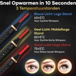 MoreWomen® Elektrische Wimperkruller - Wimperkruller - Verwarmd - Wimper Lift - Incl. Wimperborstel -GlowBelle Verkoopwinkel 1200x1200 1616