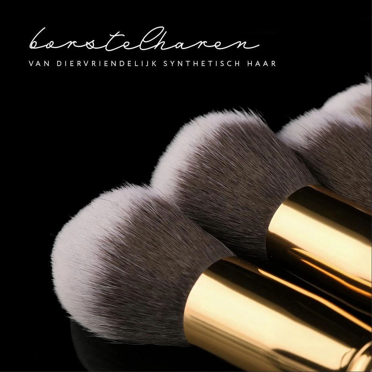 Evvie Contouring Set/ Concealer Palette Met 10-delige Kabuki Kwasten Set 8 Evvie Contouring Set/ Concealer Palette Met 10-delige Kabuki Kwasten Set - Afbeelding 8