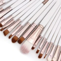 Evvie 24-delige Make-up Kwastenset - Wit/Rosé Goud - In Etui Marble -GlowBelle Verkoopwinkel 1200x1200 1751