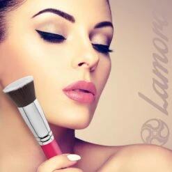 Foundation Borstel Roze - Lamora - Make-Up Kwast -GlowBelle Verkoopwinkel 1200x1200 1758