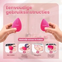 Beauty Blender - Make-up Sponsjes - Spons - 10 Stuks - Zacht & Perfecte Vorm! 10 Beauty Blender - Make-up Sponsjes - Spons - 10 Stuks - Zacht & Perfecte Vorm! -GlowBelle Verkoopwinkel 1200x1200 1773
