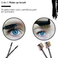 Essire Luxe Wenkbrauw Borstel - Wimperborstel - Wimperkam - 3-in-1 -GlowBelle Verkoopwinkel 1200x1200 1799