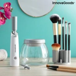 Innovagoods Luxe Make-up Kwastenreiniger - Elektrisch - Reinigen én Drogen - Draadloos - Make-up Borstels Schoonmaken -GlowBelle Verkoopwinkel 1200x1200 1838