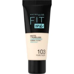 Maybelline Fit Me Matte & Poreless Foundation - 103 Pure Ivo - 30 Ml 19 Maybelline Fit Me Matte & Poreless Foundation - 103 Pure Ivo - 30 Ml -GlowBelle Verkoopwinkel 1200x1200 184
