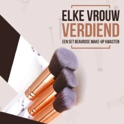 Luxe Make Up Kwasten Set - Make Up Brush - Oogschaduw – Beauty - Foundation Kwast - Poederkwast - Brush - Make Up - Cosmetica - Kwasten Set – Make Up Etui - Make Up Penselen Set – Make Up Set -GlowBelle Verkoopwinkel 1200x1200 1864