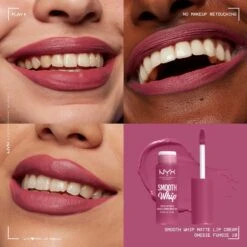 NYX Professional Makeup - Smooth Whip Matte Lip Cream Onesie Funsie - Vloeibare Lippenstift - 4ML -GlowBelle Verkoopwinkel 1200x1200 400