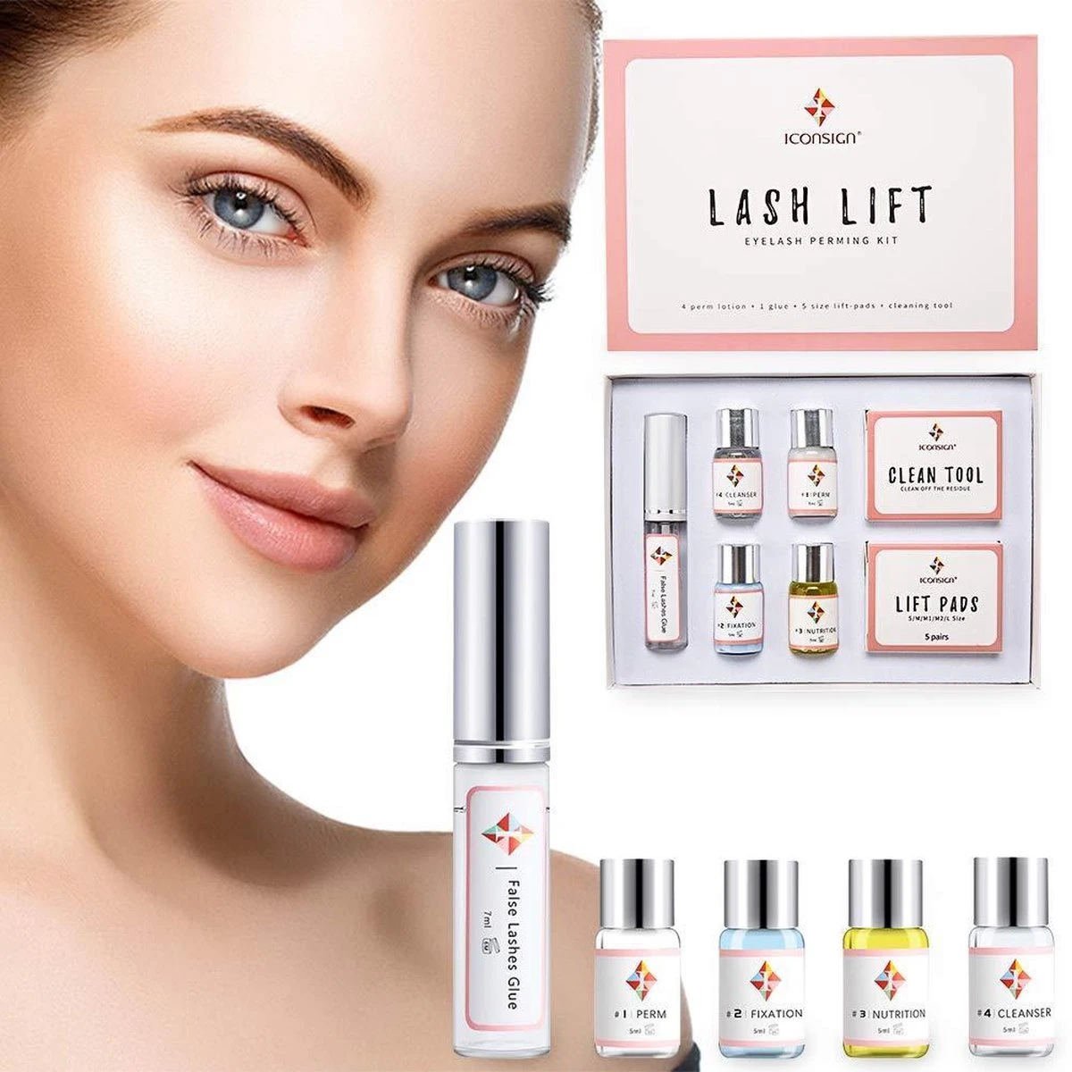 Iconsign® Professionele Wimperlifting Set Inclusief Sterke Lijm 1 Iconsign® Professionele Wimperlifting Set Inclusief Sterke Lijm