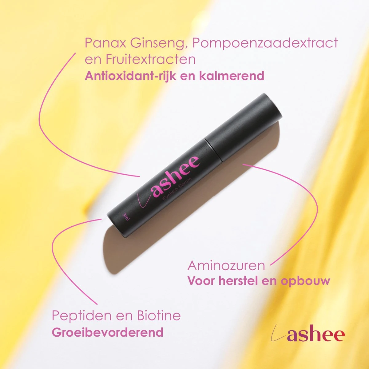 Lashee Advanced Lash Lift - Wimperserum - Wimpergroei - Lash Serum - Volle Wimpers - Eyelash & Wenkbrauw Serum - Geschikt Voor Gevoelige Ogen - Vegan - 3 Ml 3 Lashee Advanced Lash Lift - Wimperserum - Wimpergroei - Lash Serum - Volle Wimpers - Eyelash & Wenkbrauw Serum - Geschikt Voor Gevoelige Ogen - Vegan - 3 Ml - Afbeelding 3