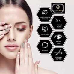 Luxgoods Magnetische Wimpers - Wimperset 3 Paar+ 1 Flesjes Eyeliner+ 1 Pencet - Herbruikbaar-magneet Wimpers -lashes-magnetic Lashes -GlowBelle Verkoopwinkel 1200x1200 890