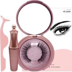 Nepwimers Zonder Lijm | Magnetische Wimpers | Eyeliners | Diamond Wimpers | Pincet | Wimperset | Model Diamond | Fake Lashes | M5 Lashes Diamond Set | Herbruikbare Wimpers | 3D Wimpers | Kit | Waterbestendig | Natuurlijke Wimpers | Waterproof -GlowBelle Verkoopwinkel 1200x1200 895