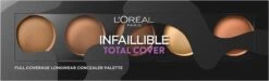 L'Oréal Paris LMU Inf.TCover Conceal.palette 2 Dark S Concealermake-up 8 L'Oréal Paris LMU Inf.TCover Conceal.palette 2 Dark S Concealermake-up -GlowBelle Verkoopwinkel 1200x363