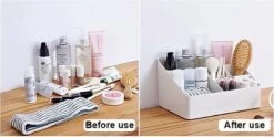 Merkloos Make-Up Organizers - Opbergdoos - Cosmetica - Beige - Sieraden - Nagelak - Make Up Organizer - Make Up Organizers -GlowBelle Verkoopwinkel 1200x604 2