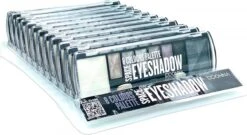 D'Donna - Oogschaduw Palette - Space Gris - Met Lange Applicator - 8 Kleuren: Wit / Grijs / Zilver / Zwart - 1 Doosje Met 10 Gram Inhoud -GlowBelle Verkoopwinkel 1200x654 1