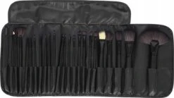 Professionele 24-Delige Make-Up Kwastenset - Cosmetica Visagie Makeup Kwasten Set - Mascara/Oogschaduw/Concealer/Foundation/Blush/Eyeliner/Highlighter/Poederkwast Beauty Brush - Contourkwast Make Up Brushes Borstels Penselen - Met Luxe Opberg Etui -GlowBelle Verkoopwinkel 1200x676 1